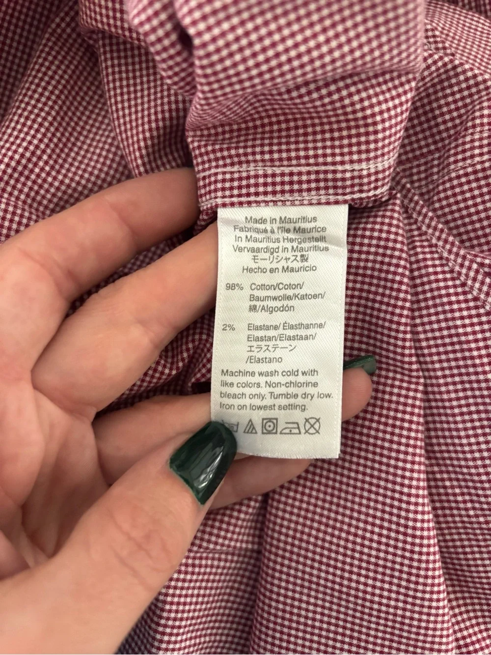 J. Crew lightweight button